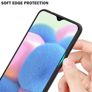 Cadorabo  Housse compatible avec Samsung Galaxy A50 4G / A50s / A30s - Coque de protection bicolore en silicone TPU et dos en verre trempé 