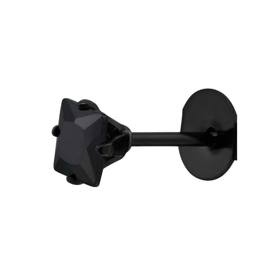 Maxte  Quadratische  Ohrstecker aus Edelstahl mit Zirkonia 