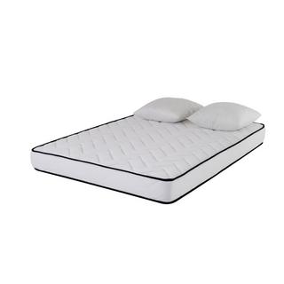 AB Matelas Matratze Comfort 140x200cm | Schaumstoff 25kgm³ | 18 cm | 2 Kissen aus Memory-Flocken 60x60cm  