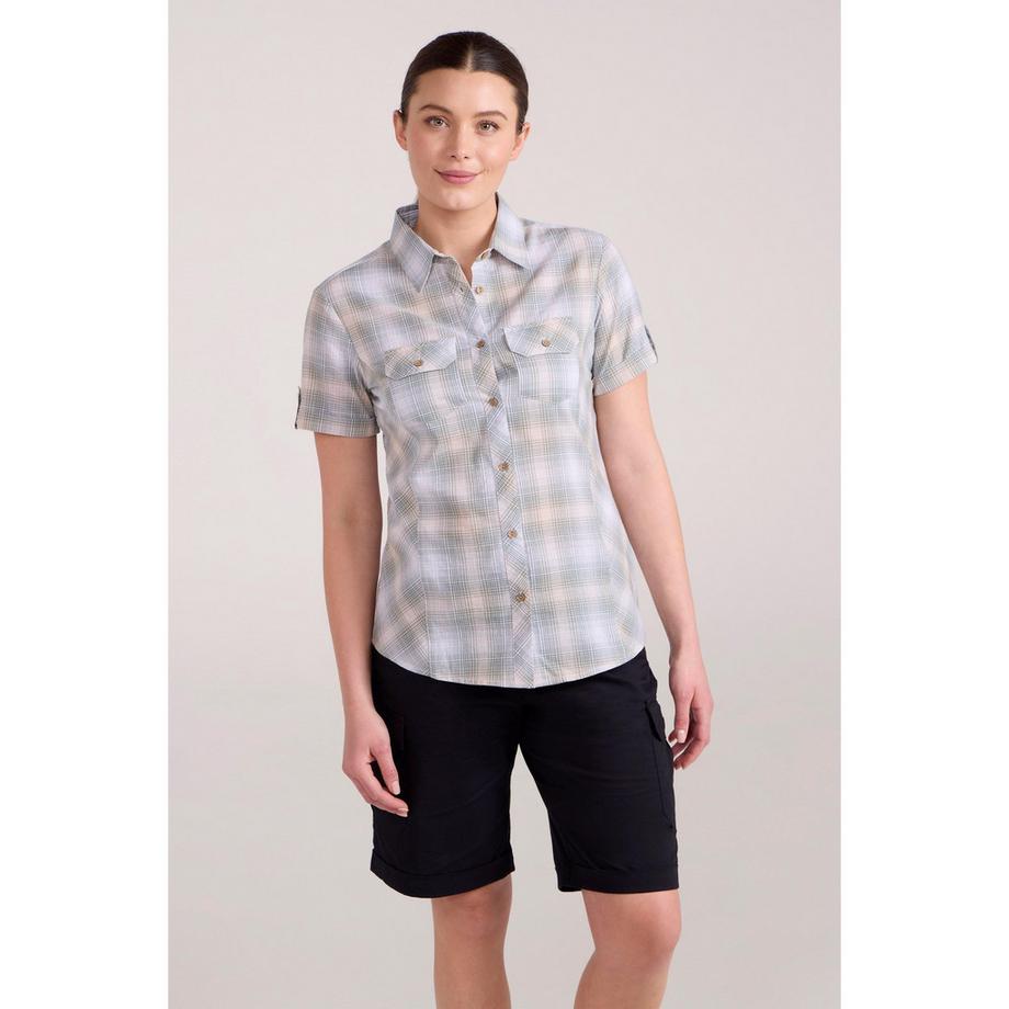 Mountain Warehouse Camicetta Quadri Maniche Corte Natale  