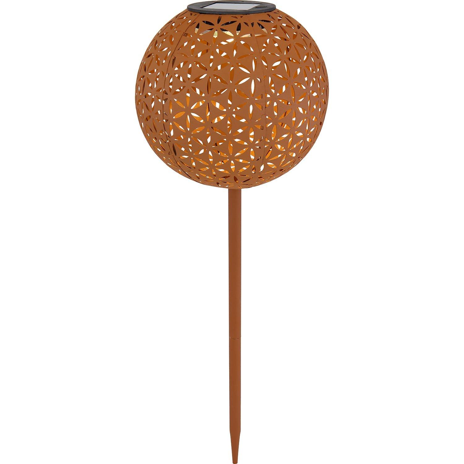Image of Solarleuchte Metall rostfarben 1xLED Solarleuchte Metall rostfarben 1xLED