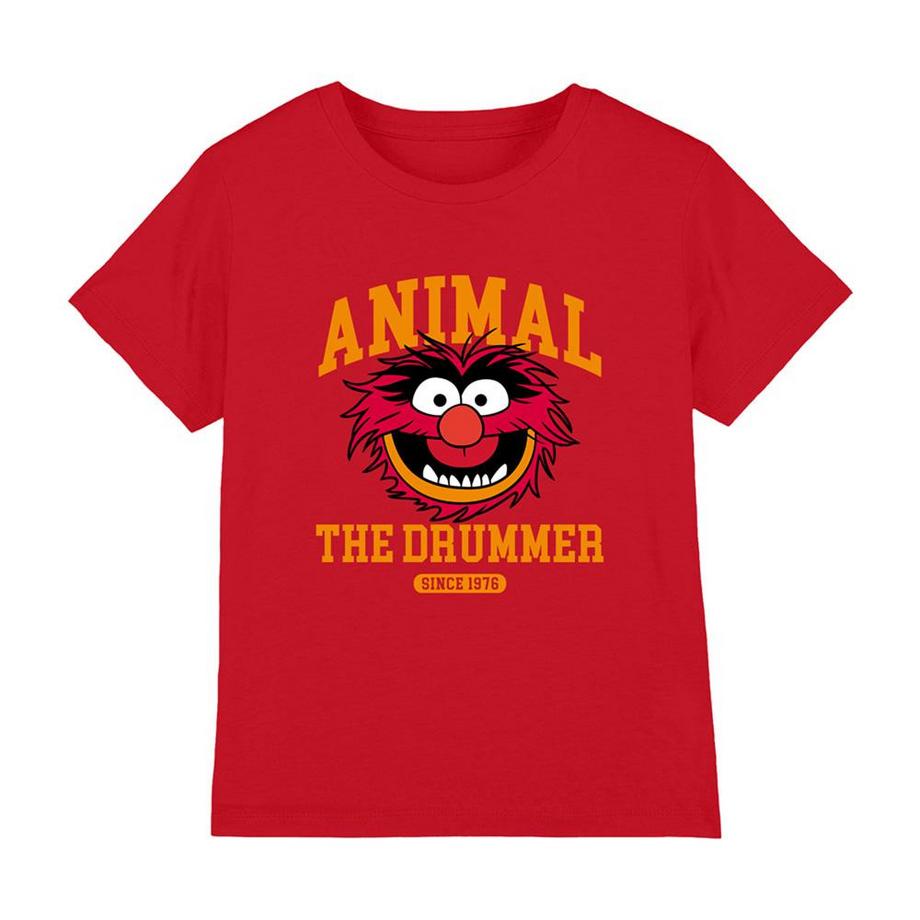 T-ShirtMotif Animal The Drummer
