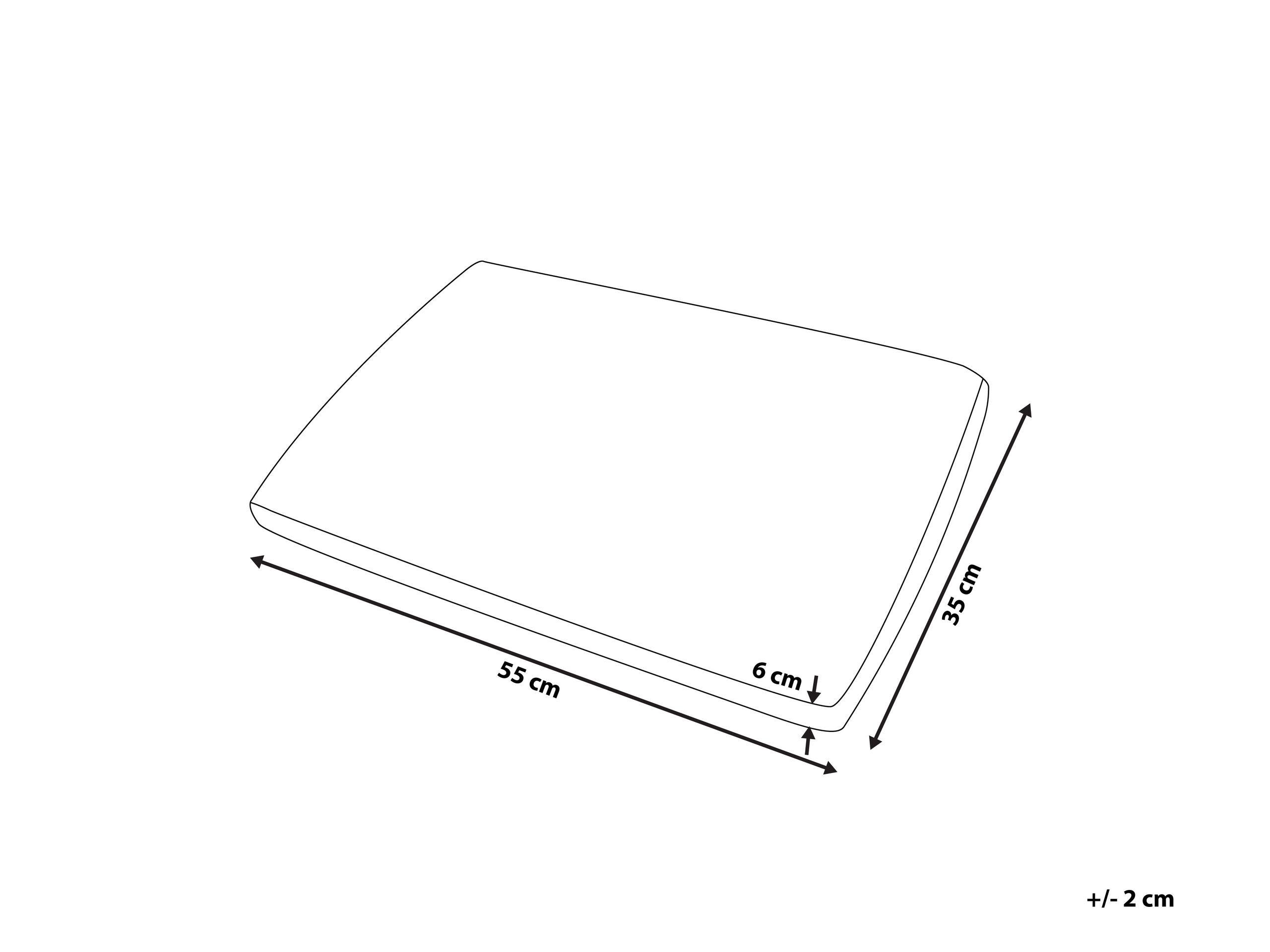 Beliani MUIR Cuscino in Poliestere Memory Foam  