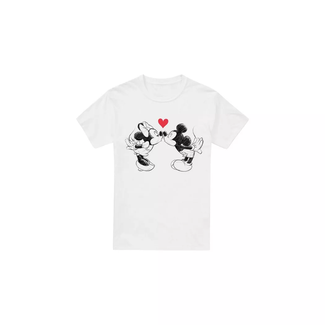 Disney - TShirt Valentinstag, für Herren, Weiss, Größe XXL