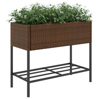 VidaXL fioriera da giardino Polirattan  