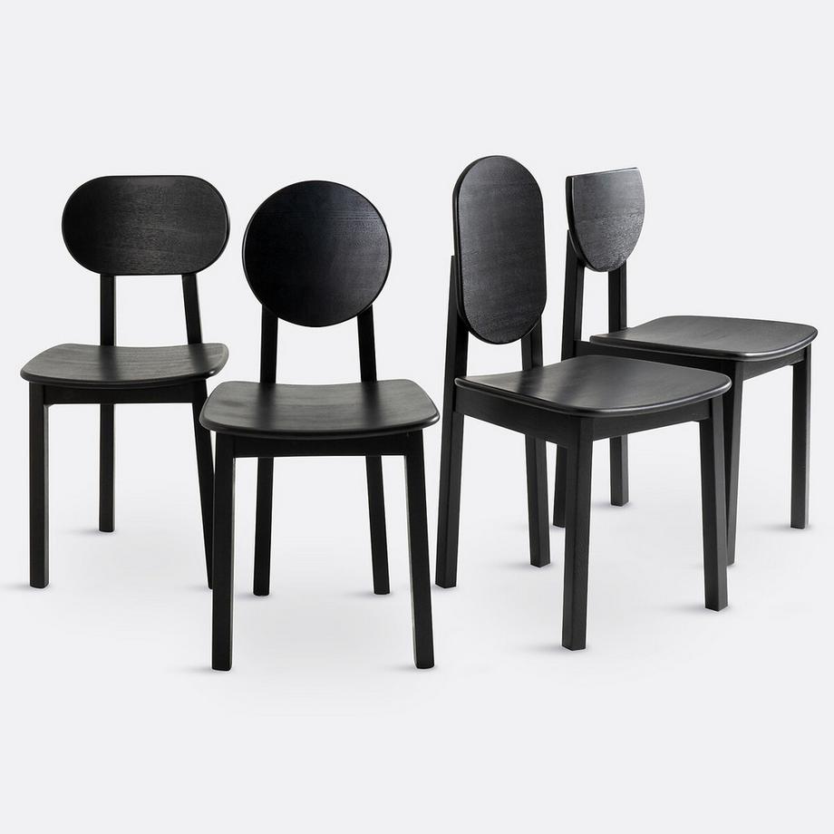 La Redoute Intérieurs Lot de 2 chaises frêne  