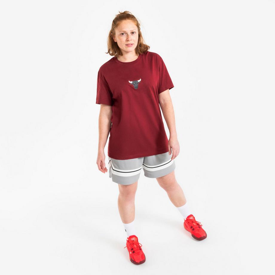 TARMAK  T-shirt TS 900 AD manches courtes coupe ample coton polyester 