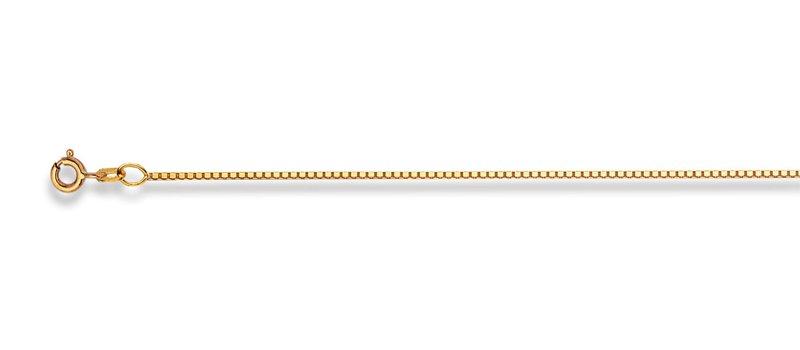 Image of Collier Venezianer Gelbgold 375, 1.1mm, 50cm Unisex Gelbgold 50 CM