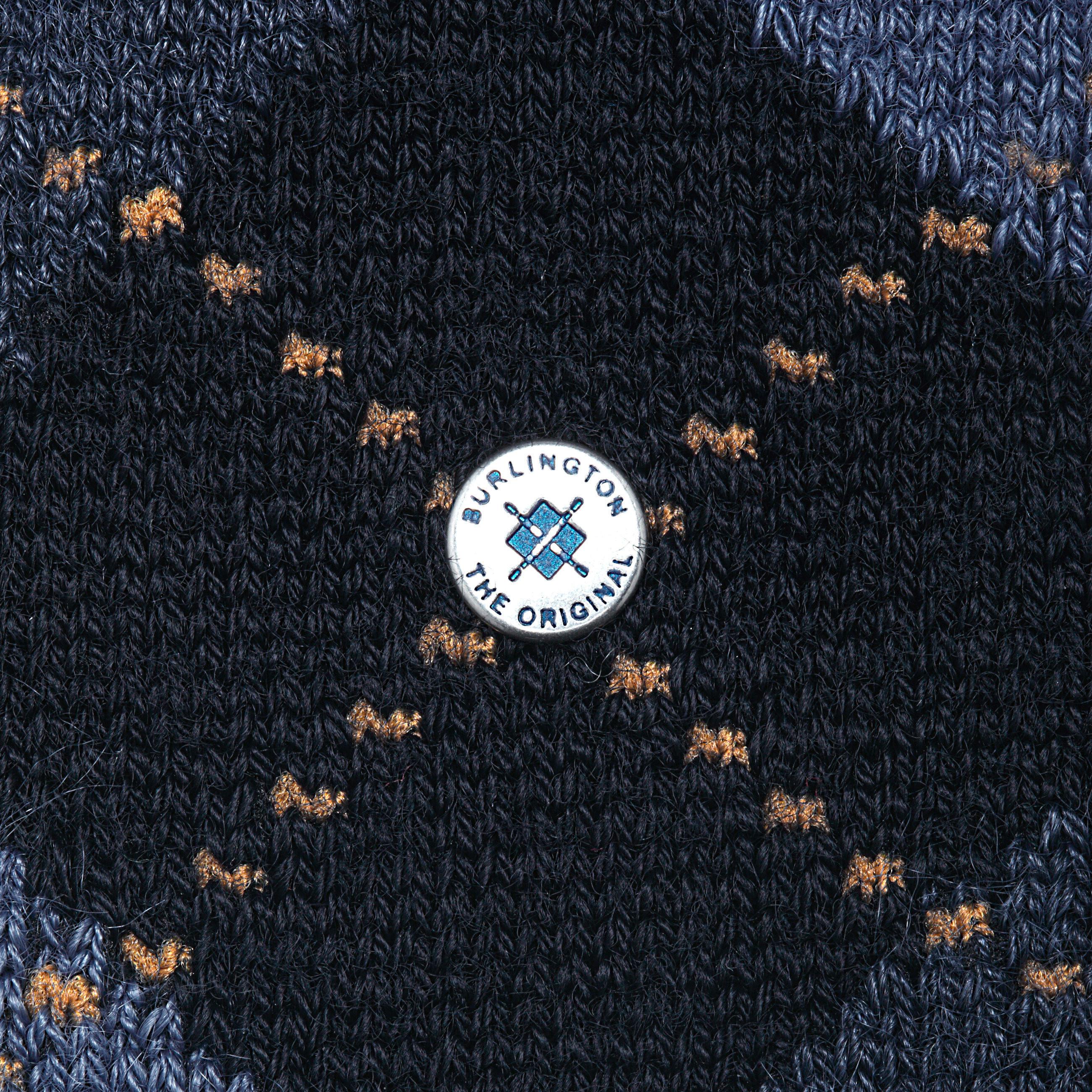 Burlington Preston Rautenmuster Socken  