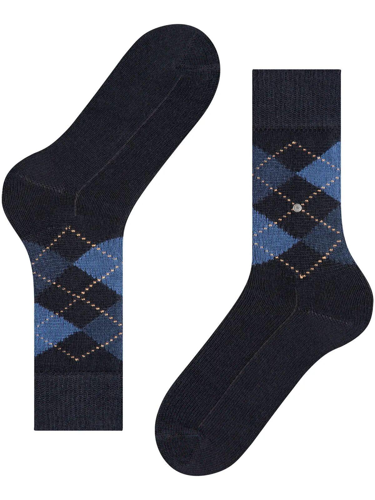 Burlington Preston Rautenmuster Socken  