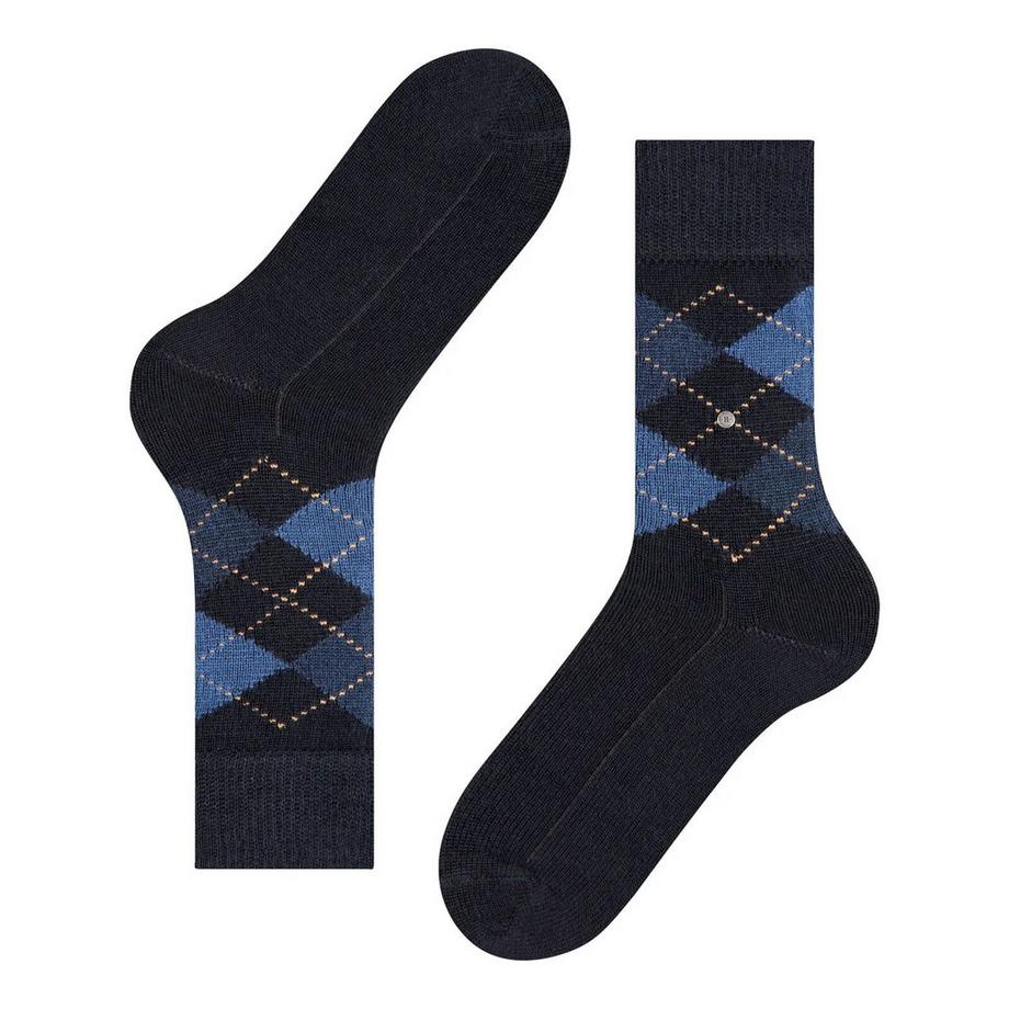 Burlington Preston Rautenmuster Socken  