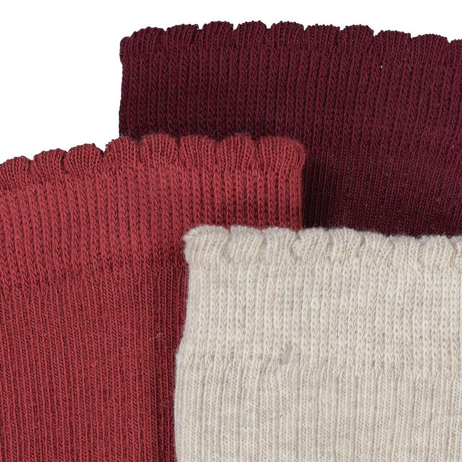 La Redoute Collections 3er-Pack Unifarbene Socken mit Strukturmuster  