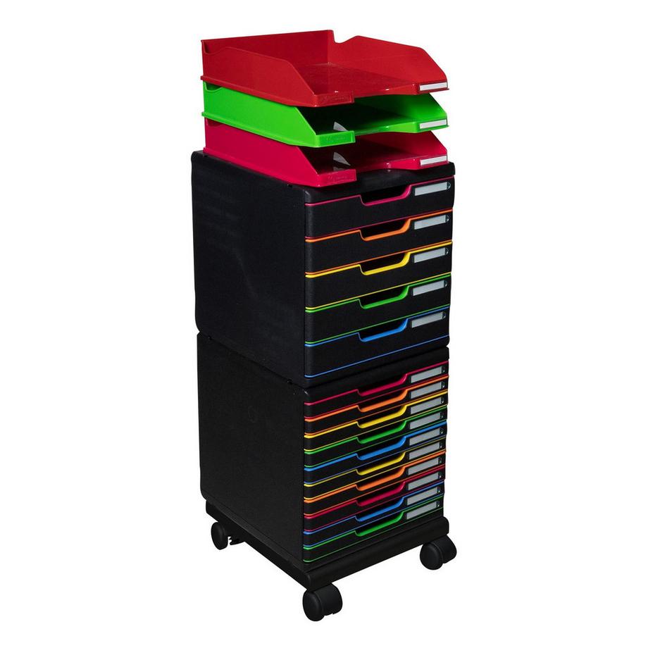 Exacompta Set à roulettes pour modulos Roller set Office  