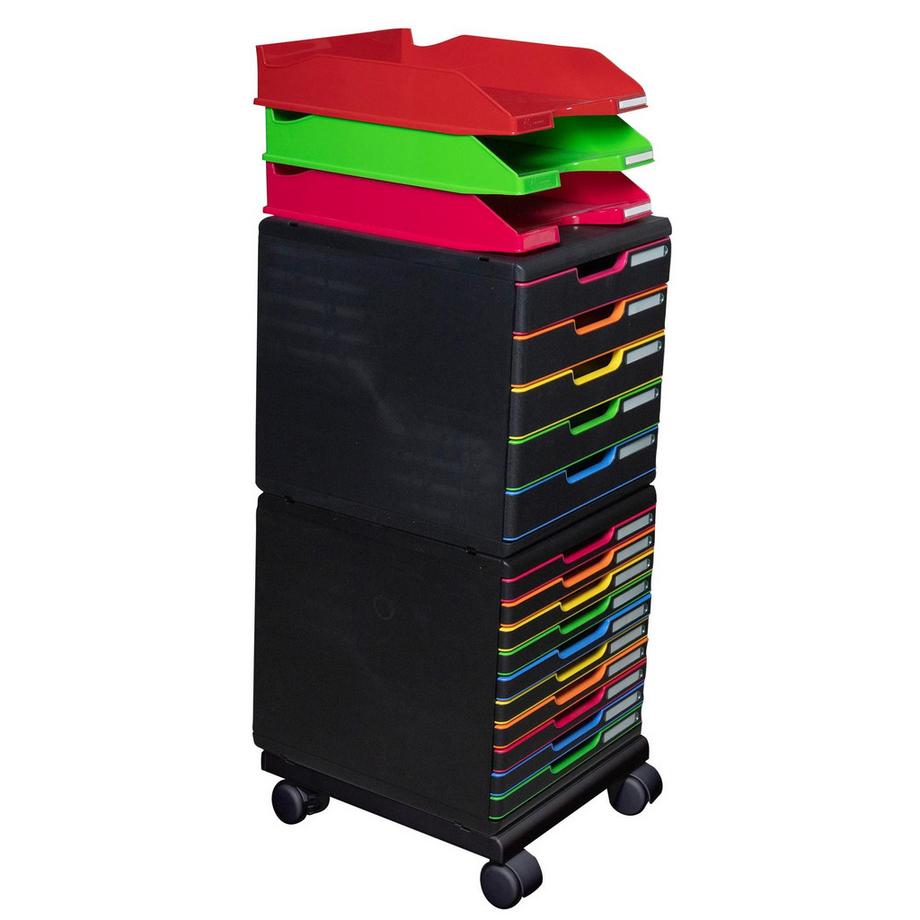 Exacompta Set à roulettes pour modulos Roller set Office  