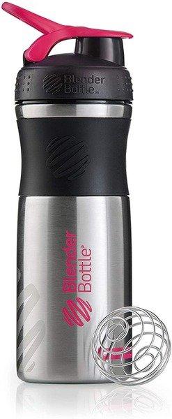 Blender Bottle  28oz / 820ml BlenderBottle Sportmixer Edelstahl, Black/Pink 