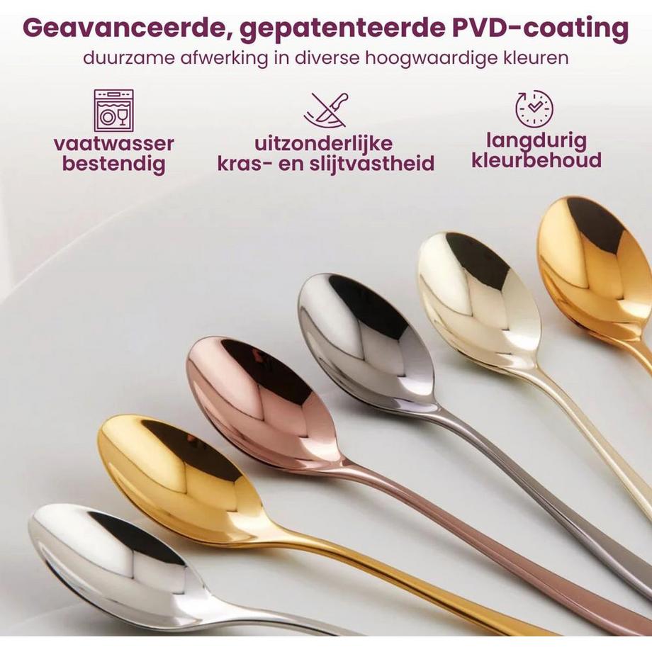 Sambonet  Besteck-Set Rock 24-teilig, Schwarz 