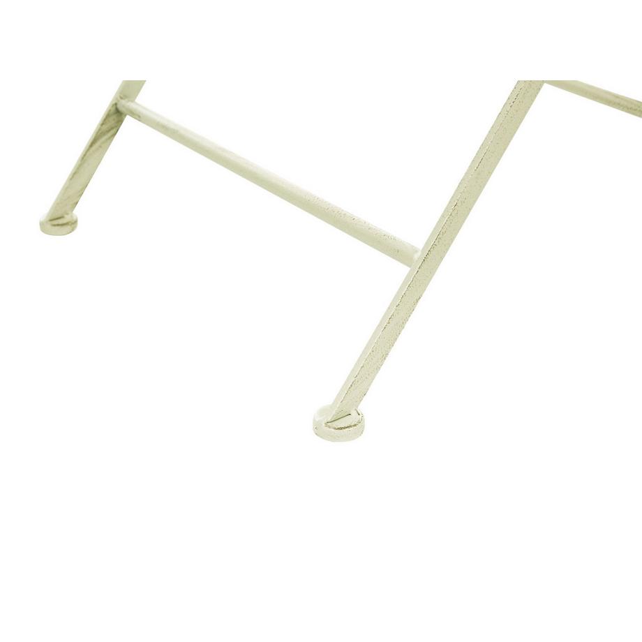 Beliani Outdoor Bistrotisch aus Eisen Retro BIVIO  