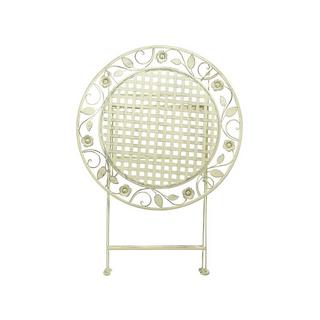 Beliani Tavolino Bistrot en Ferro Retrò BIVIO  