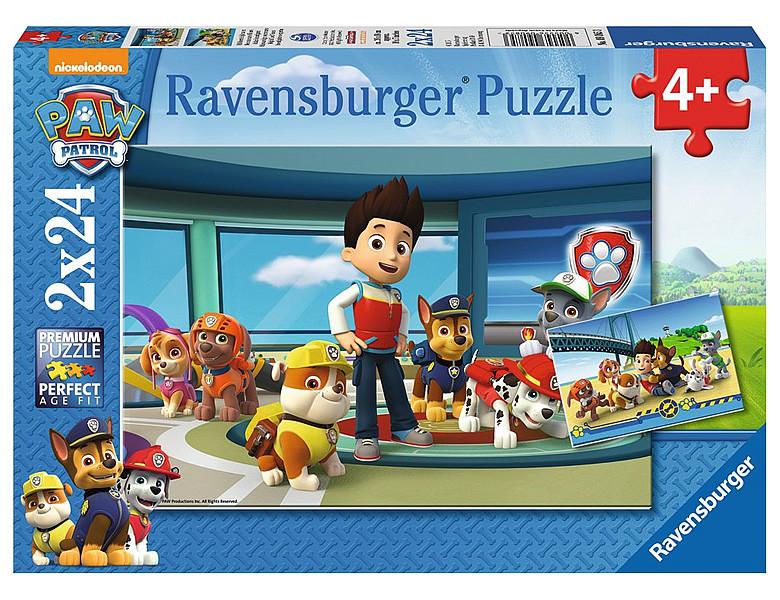Image of puzzel Paw Patrol Hulpvaardige speurneuzen - 2x24 stukjes Multicolor