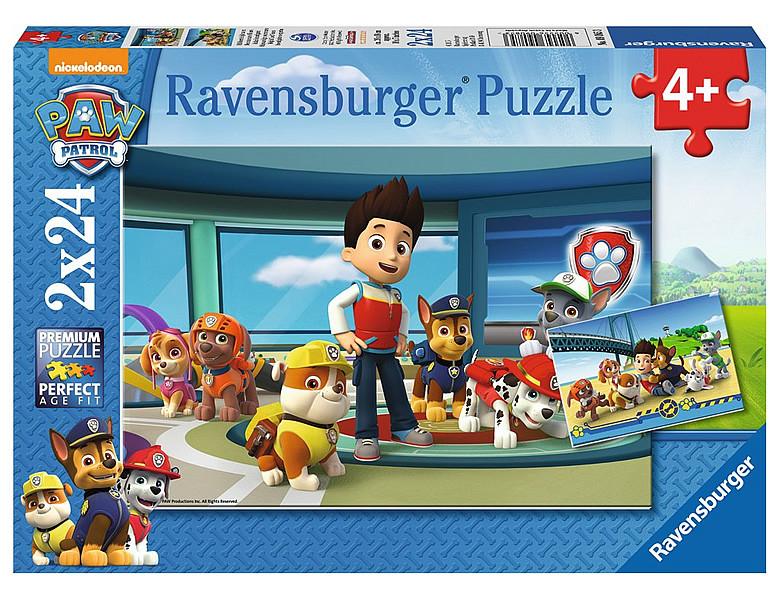 Ravensburger  Ravensburger puzzel Paw Patrol Hulpvaardige speurneuzen - 2x24 stukjes 