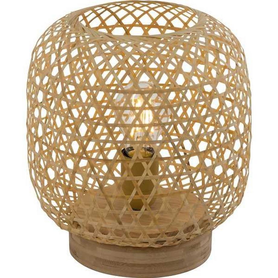 Lampe de table Mirena bambou naturel 1xE27