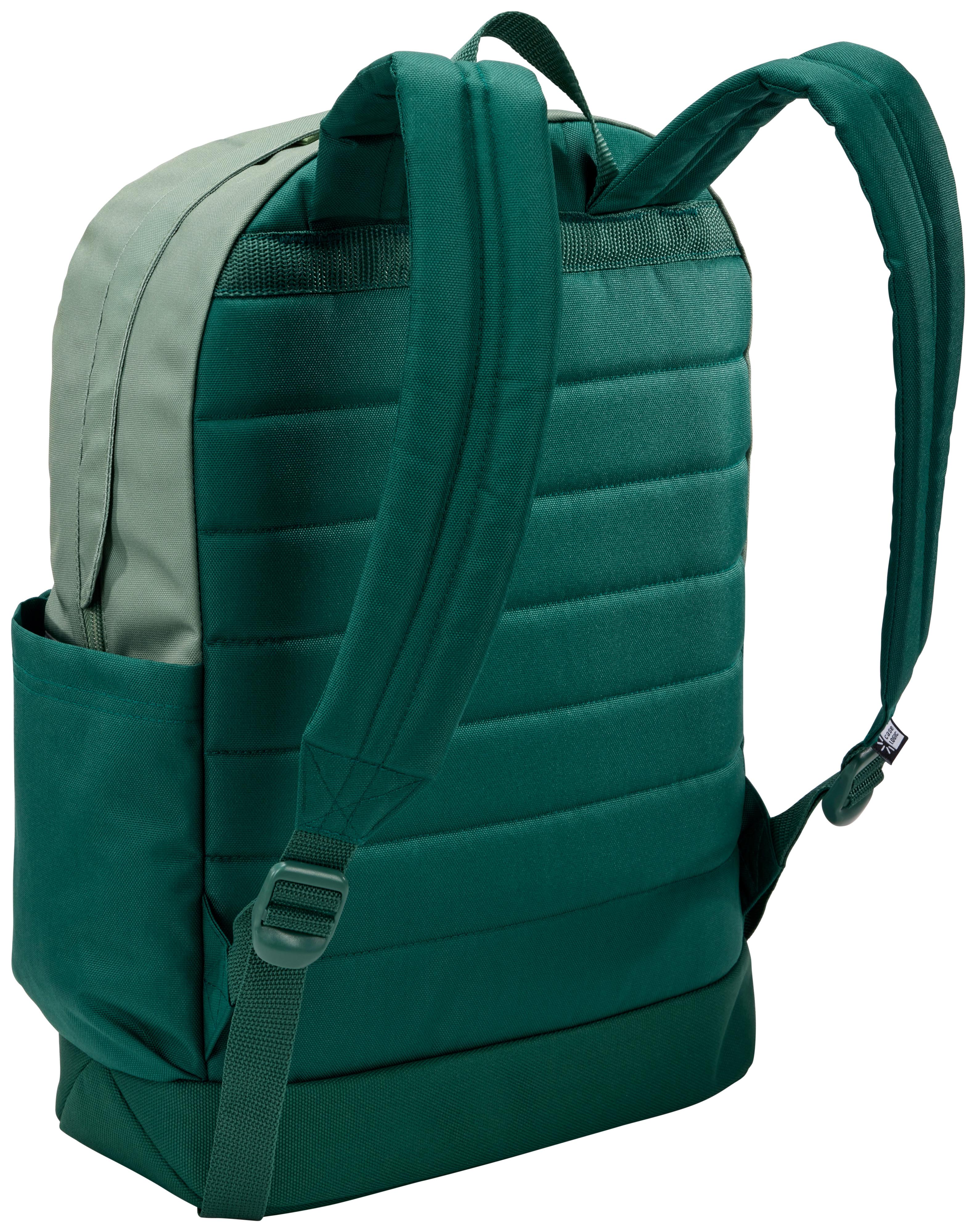 case LOGIC®  Campus CCAM1216 - Islay Green/Smoke Pipe Rucksack Lässiger Rucksack Grün Polyester 