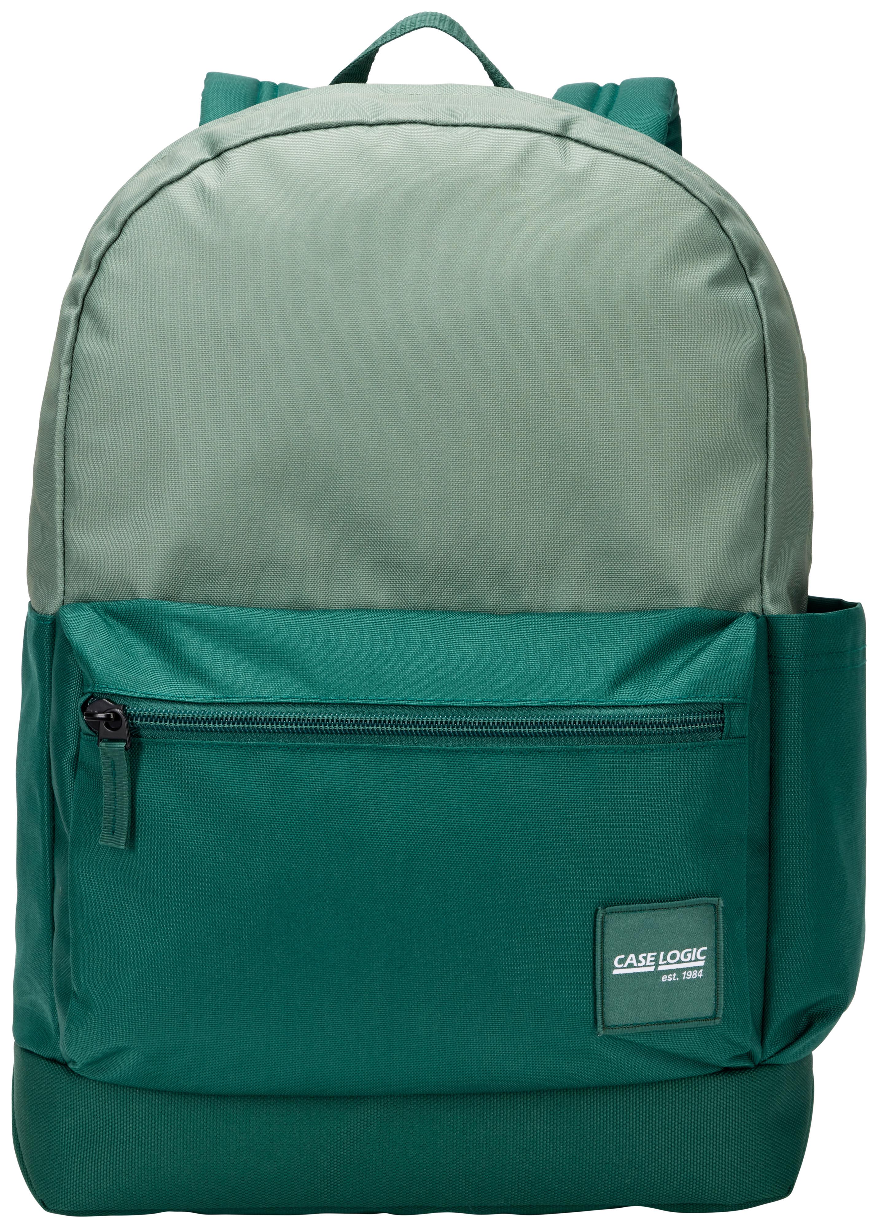 case LOGIC®  Campus CCAM1216 - Islay Green/Smoke Pipe Rucksack Lässiger Rucksack Grün Polyester 