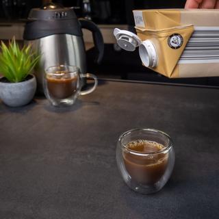 Intirilife Intirilife 4x verre à expresso transparent à double paroi  