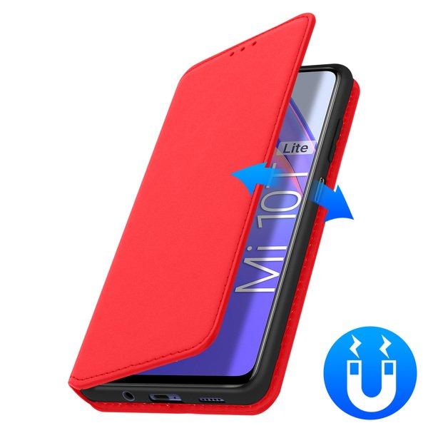 Avizar  Custodia Flip Xiaomi Mi 10T Lite rosso 