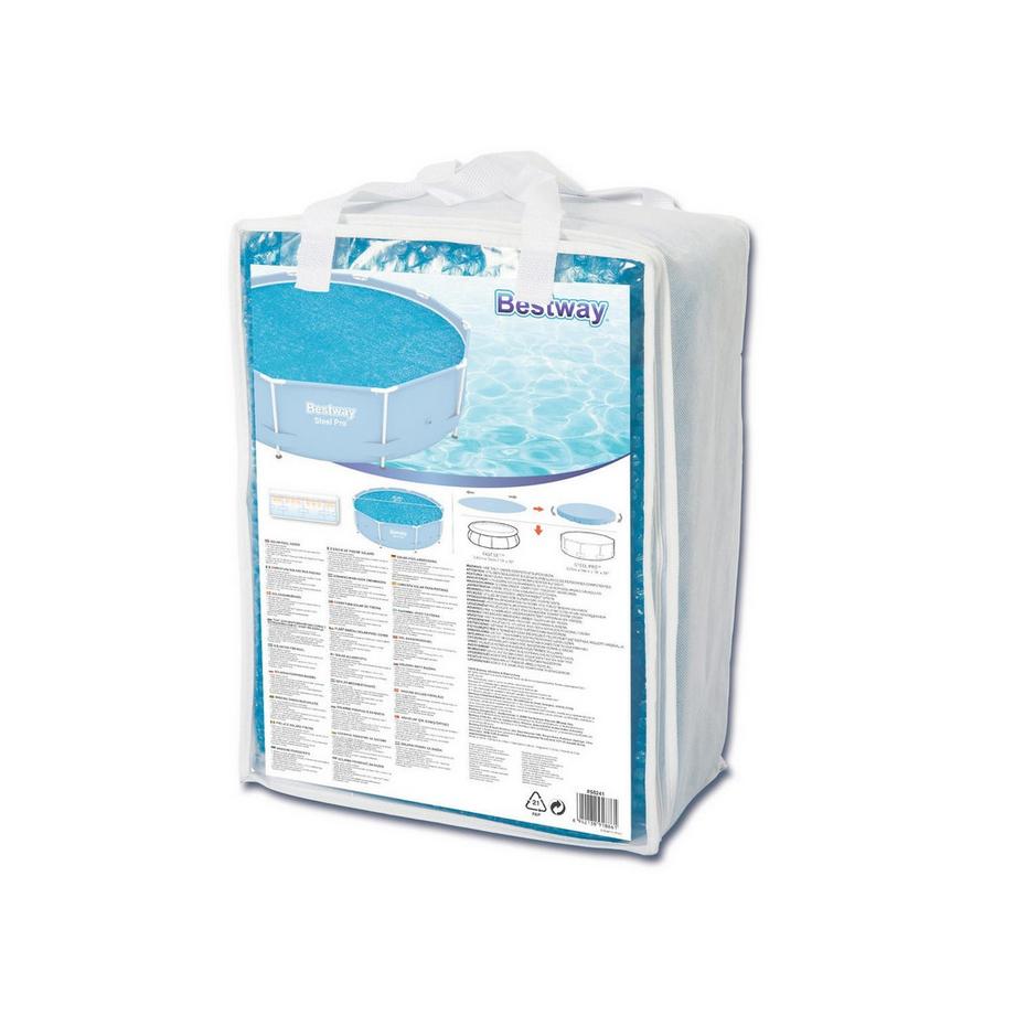 B2X  Couverture solaire pour piscines à cadre 305 cm Bestway 58241 