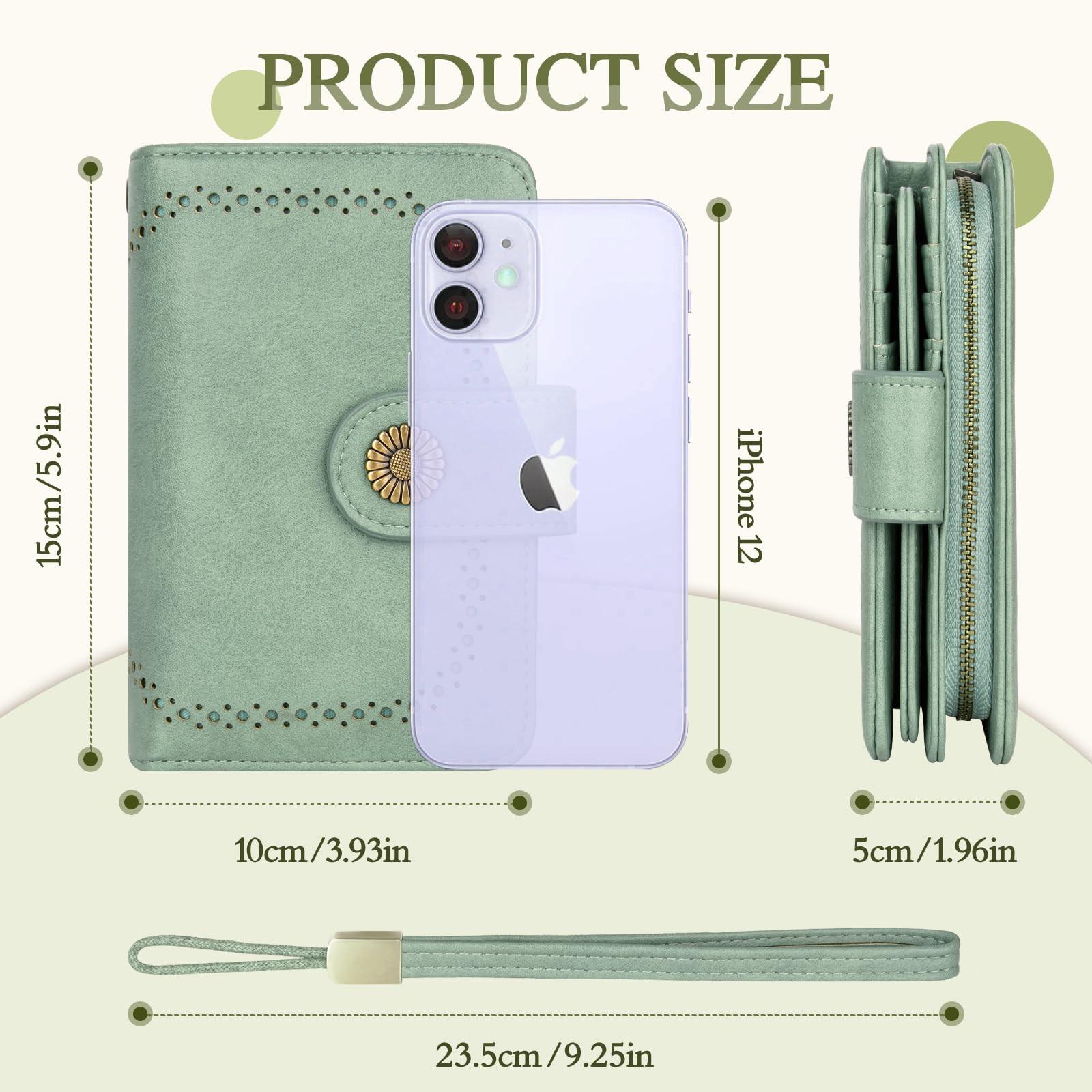 Only-bags.store Portafoglio Vintage in Pelle PU Grande Capacità  