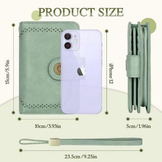 Only-bags.store Portafoglio Vintage in Pelle PU Grande Capacità  