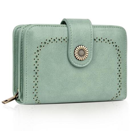 Only-bags.store Portafoglio Vintage in Pelle PU Grande Capacità  