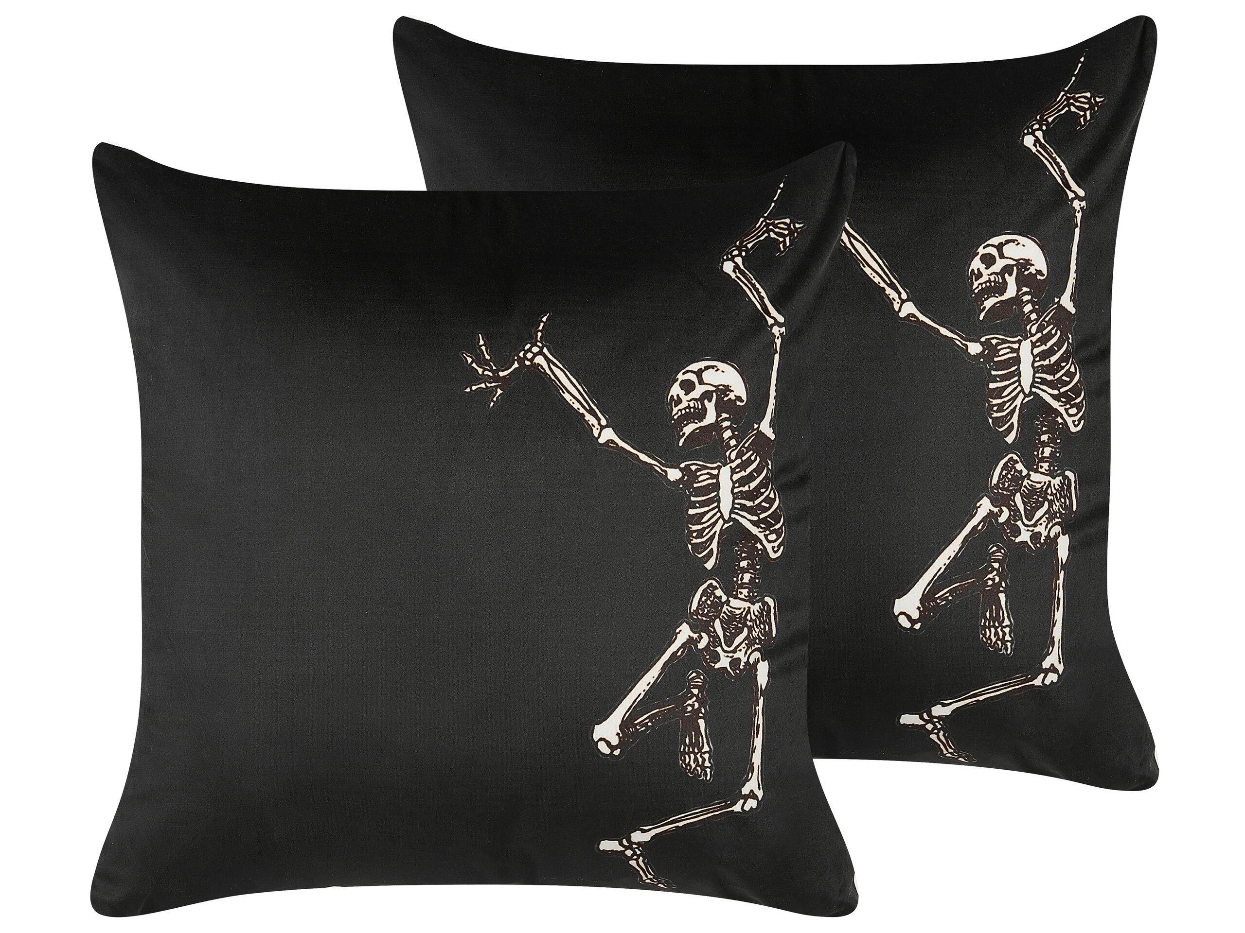 Image of Kissen 2er Set aus Samtstoff Modern MEDVES Kissen 2er Set aus Samtstoff Modern MEDVES