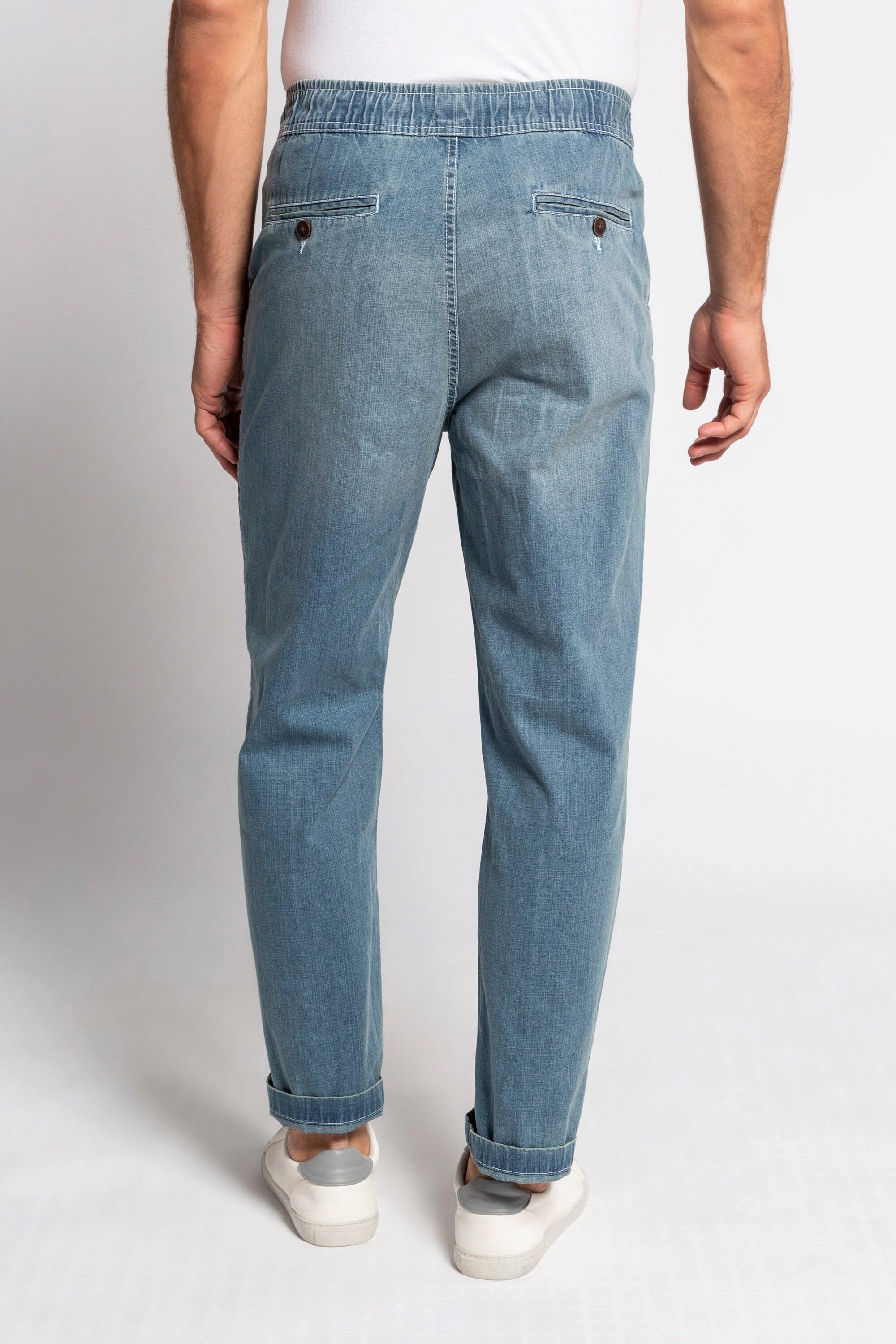 JP1880  Pantalon aspect jean. Coupe Relaxed Fit 4 poches 