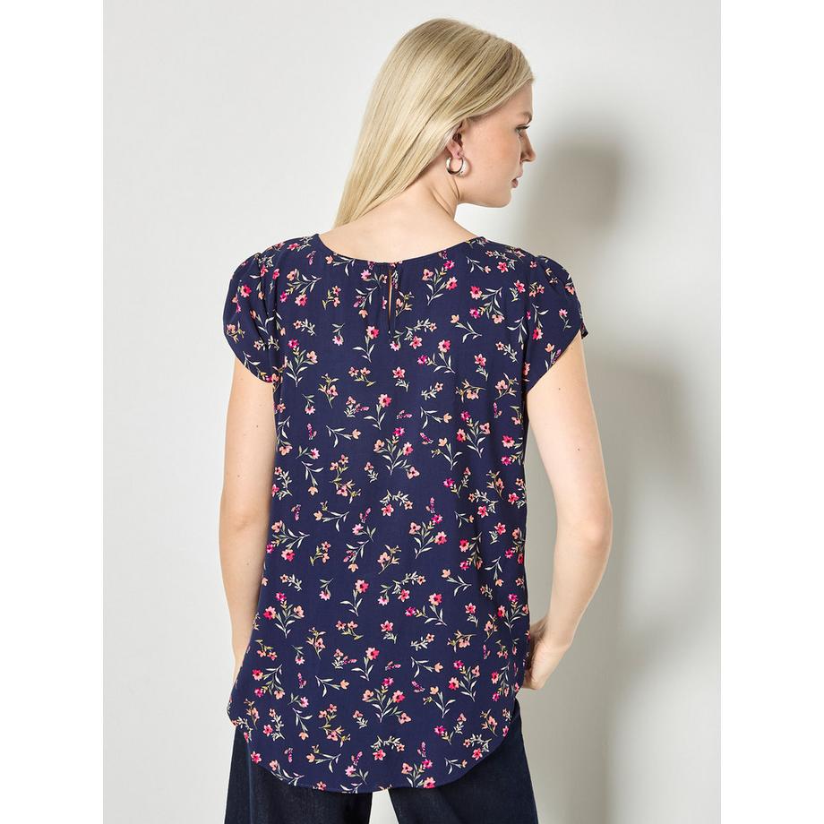 APRICOT Top leggero piccola fantasia floreale  