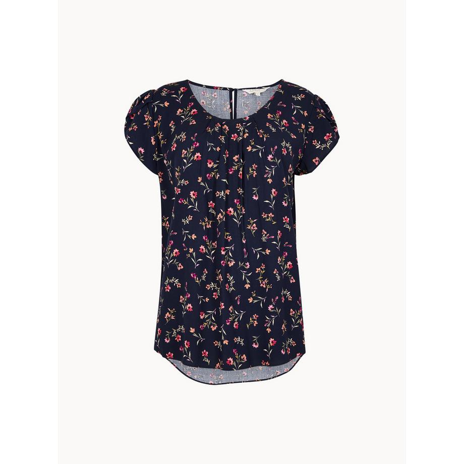 APRICOT Top leggero piccola fantasia floreale  