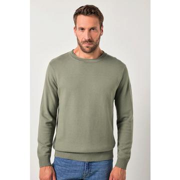 Maglione in maglia lavorata con materiali riciclati, fino alla tg. 7XL