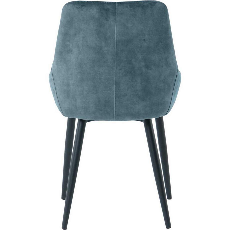 mutoni Sedia da pranzo Jokra blu (set di 2)  