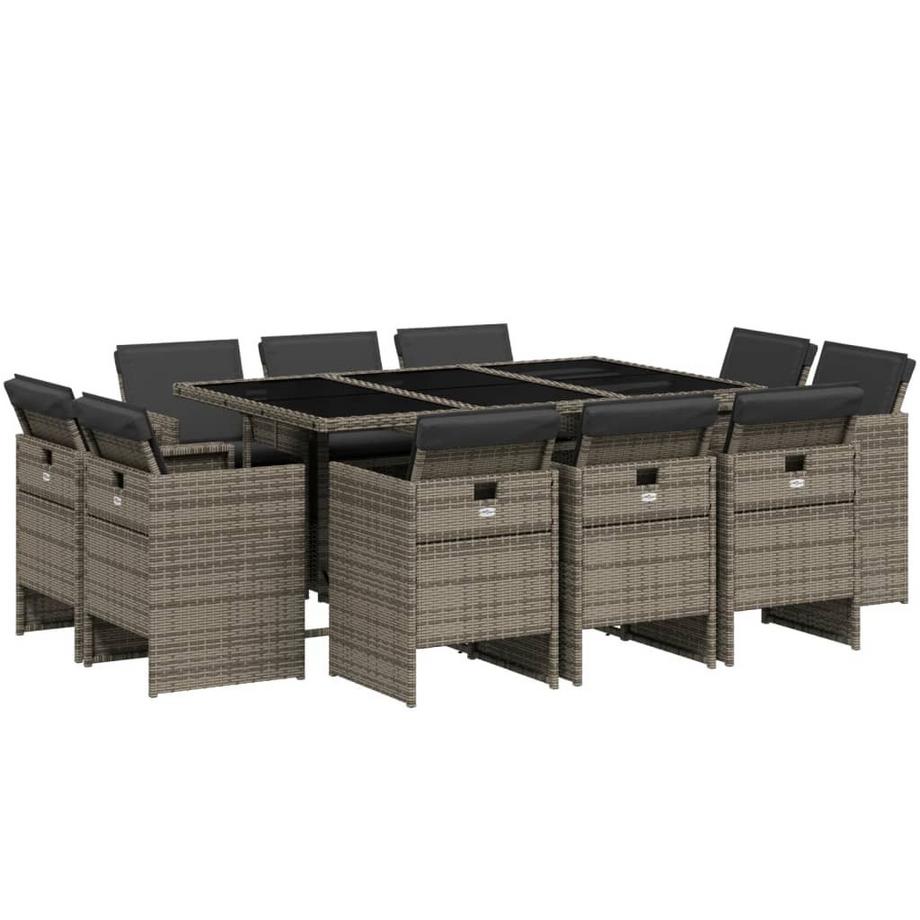 set da pranzo da giardino Polirattan