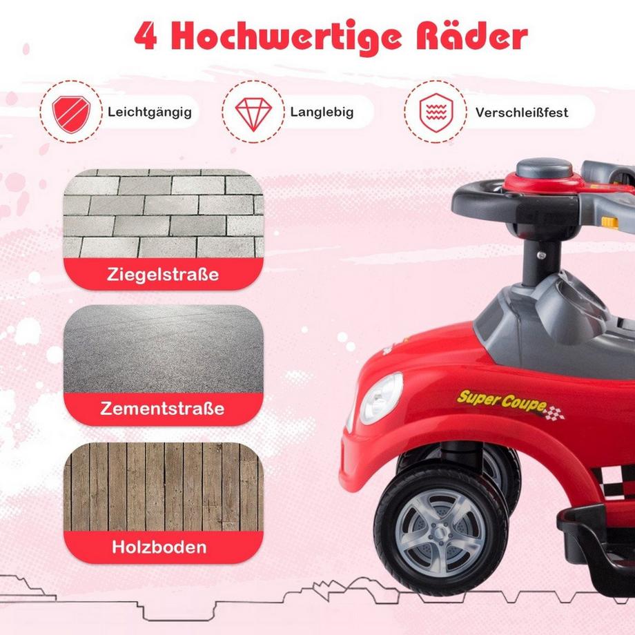 Northix  Voiture à enfourcher 3 en 1 pour enfants 