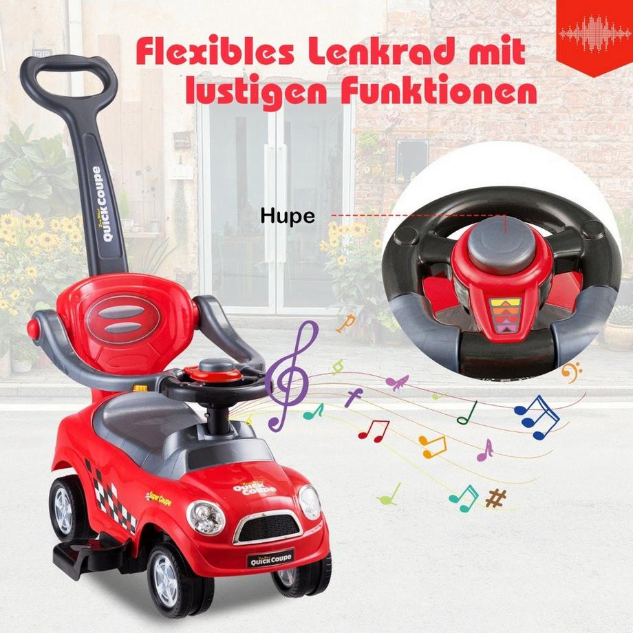 Northix  Voiture à enfourcher 3 en 1 pour enfants 
