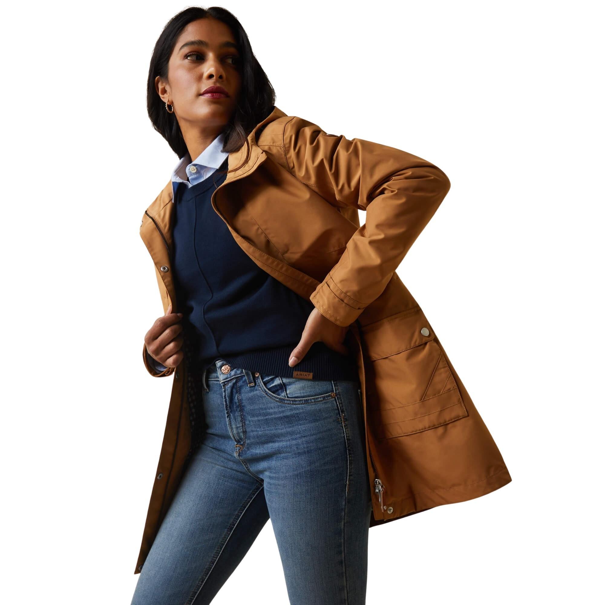 Image of Wasserdichte Jacke Équitation À Capuche Atherton Unisex M