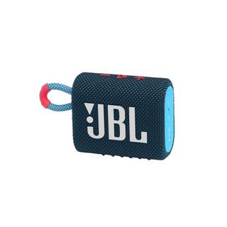 JBL  Go 3 Wasserdichter kabelloser tragbarer Bluetooth-Lautsprecher Blaues und weiàŸes Logo 