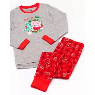 Peppa Pig  Schlafanzug  weihnachtliches Design Rosso Multicolore