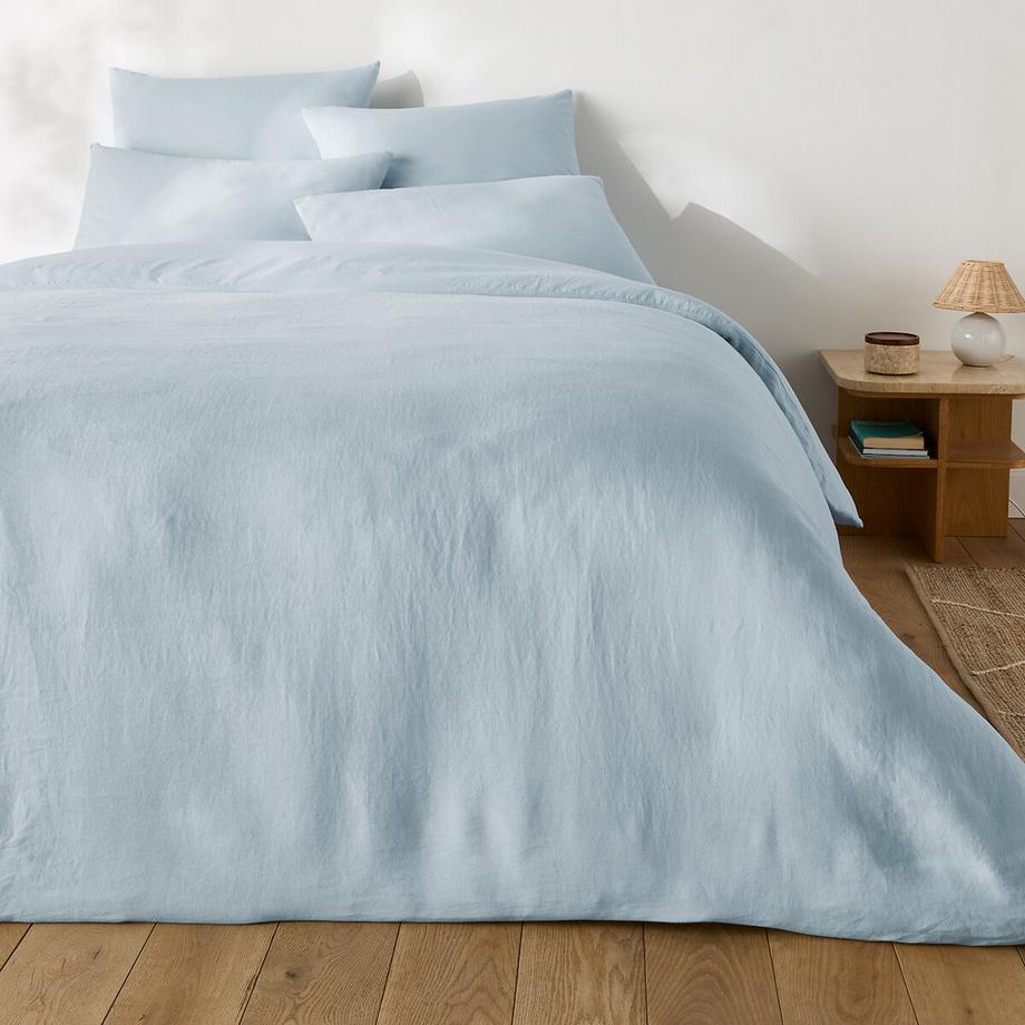 La Redoute Intérieurs Annaba Housse de couette réversible en lin et coton lavés  