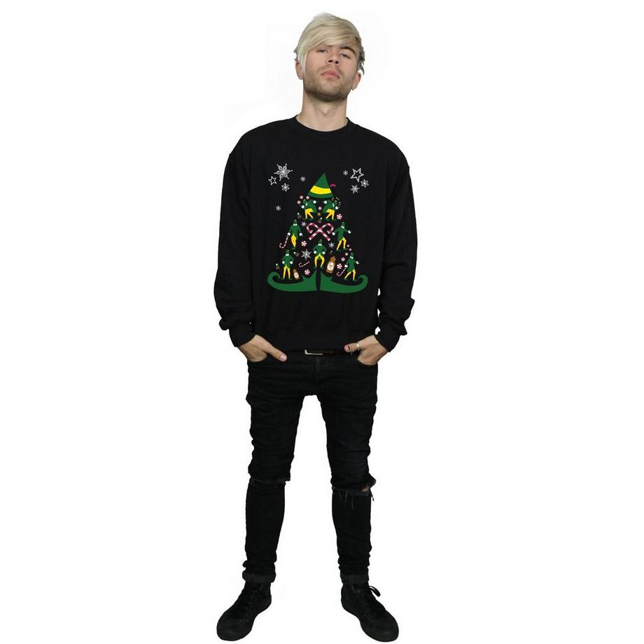Elf Sweatshirt Arbre de Noël  
