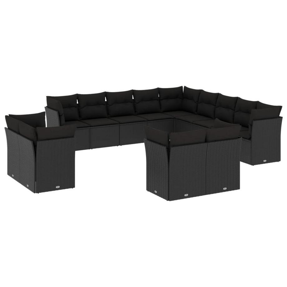 Ensemble de canapés de jardin rotin synthétique