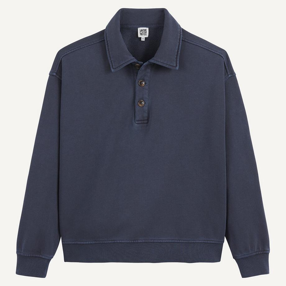 La Redoute Collections  Sweatshirt mit Polokragen 