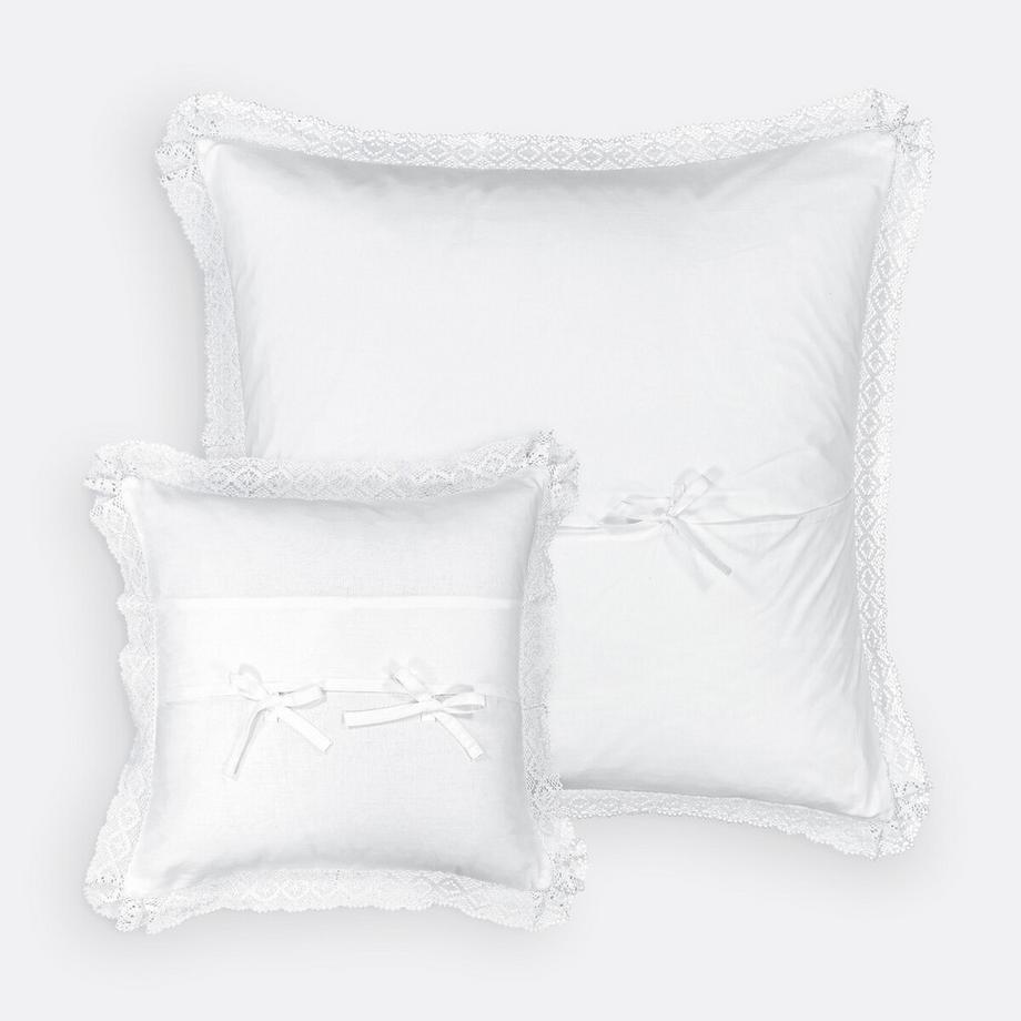 La Redoute Intérieurs Oyena Bestickter Kissenbezug mit Stehsaum  